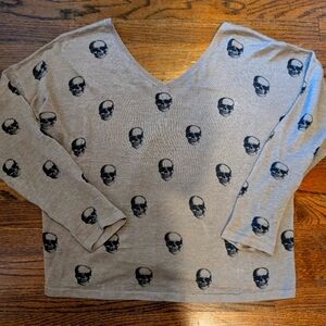 Skull Cashmere Linen blend sweater Small